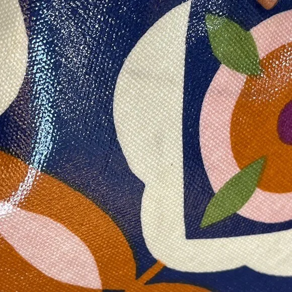 -Mod Bloom Pop – Vintage Fossil Key-Per Mod-Floral Messenger Crossbody Bag - Picture 15 of 16